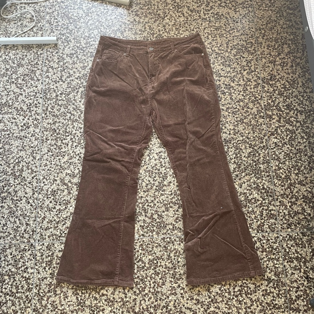 Shein Corduroy Flare Pants